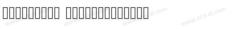 ZHZKCJYXT Extrabold字体转换